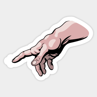 Hand of God Sticker